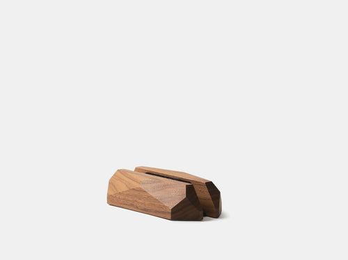 Walnut vertical laptop stand – image 2