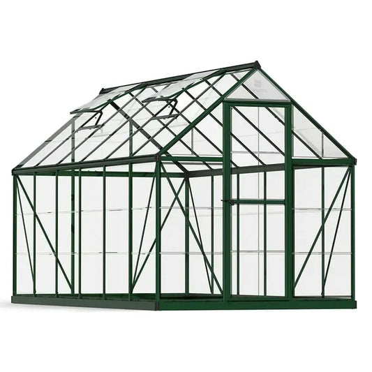 6′ x 12′ Palram Canopia Harmony Large Green Polycarbonate Greenhouse