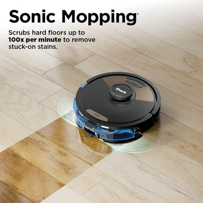 Shark Matrix Plus Robot Vacuum and Mop – Sonic Mopping with HEPA Self-Empty Base & 30-Day Capacity – UR2650WS
