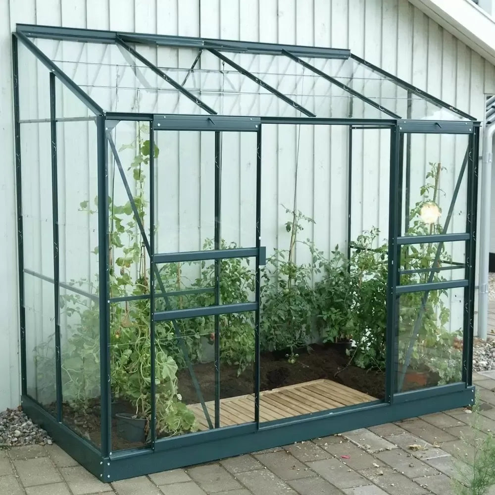 Vitavia IDA 3300 Wall Garden 8 x 4 Greenhouse – Green