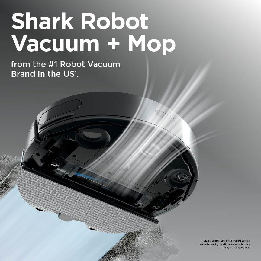 Shark Matrix Plus Robot Vacuum and Mop – Sonic Mopping with HEPA Self-Empty Base & 30-Day Capacity – UR2650WS