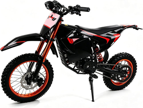 ONK Electric Dirt Bike – 4500W Peak Motor with 60V 28.8Ah Battery & Full Suspension – 1.7V
