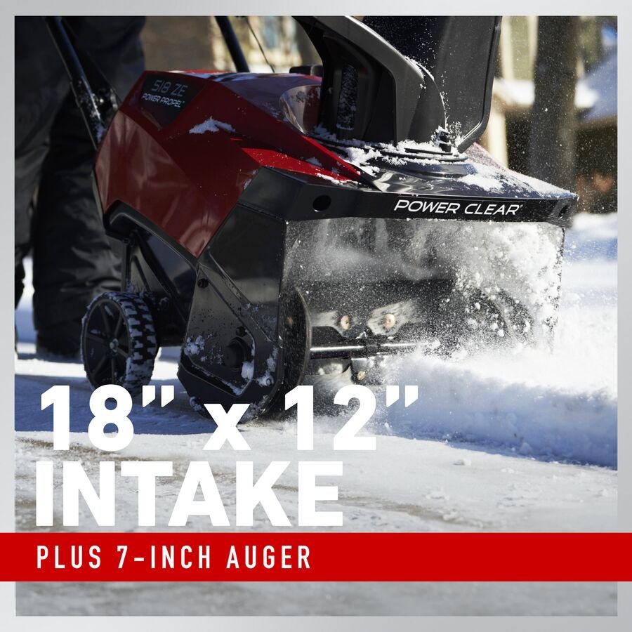 Toro 38474  18″ Power Clear® 518 ZR Gas Snow Blower