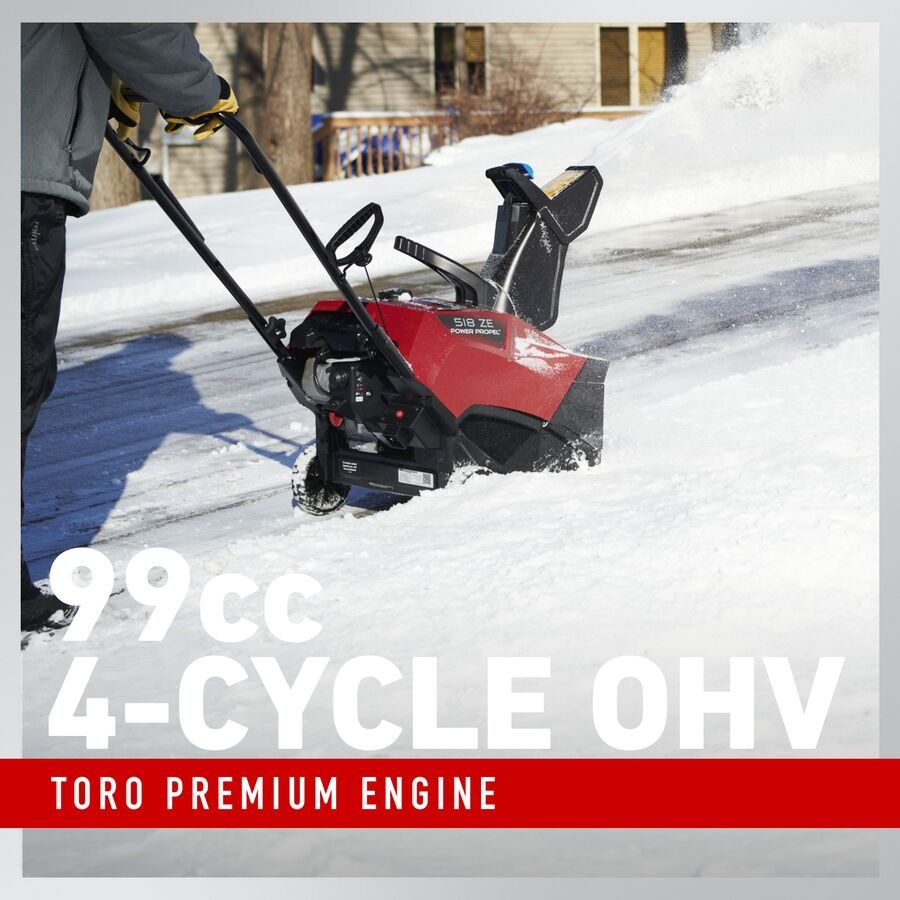 Toro 38474  18″ Power Clear® 518 ZR Gas Snow Blower
