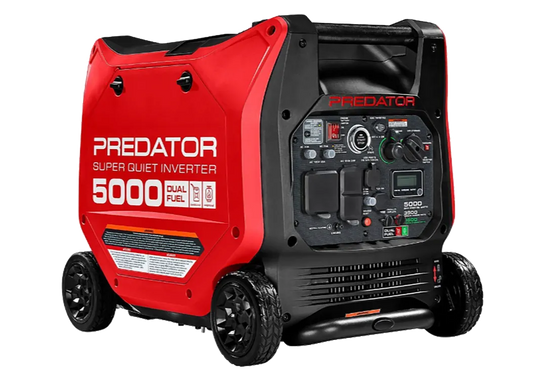 Predator 5000 Watt Dual-Fuel Super Quiet Inverter Generator with Remote Start and CO Secure Technology