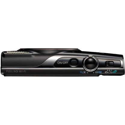 Canon PowerShot ELPH 360 HS A 20.2MP Digital Camera, Black Bundle