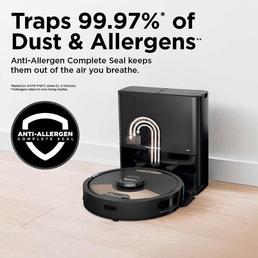Shark Matrix Plus Robot Vacuum and Mop – Sonic Mopping with HEPA Self-Empty Base & 30-Day Capacity – UR2650WS