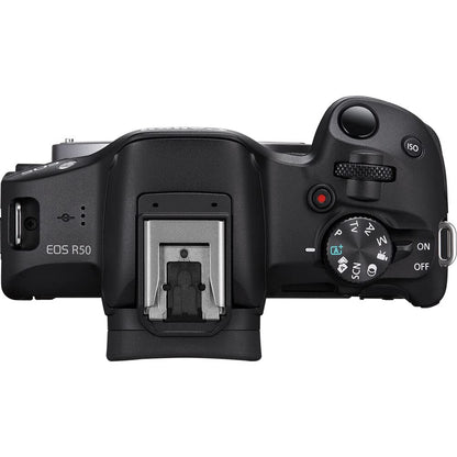 Canon EOS R50 Mirrorless Camera with 18-45mm Lens (5811C012) Bundle