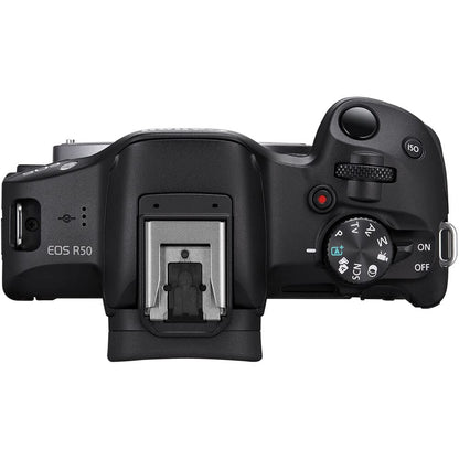 Canon EOS R50 Mirrorless Camera with 18-45mm & 55-210mm Double Lens Bundle