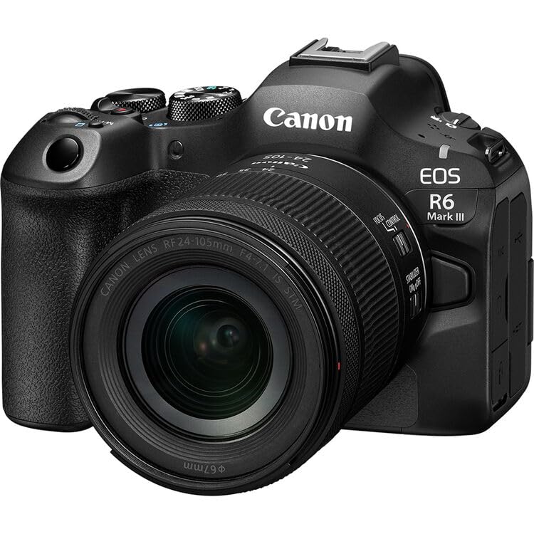 Canon EOS R6 Mark III Mirrorless Camera with 24-105mm Lens Bundle
