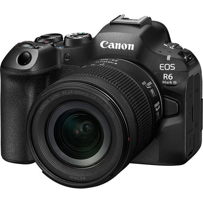 Canon EOS R6 Mark III Mirrorless Camera with 24-105mm Lens Bundle