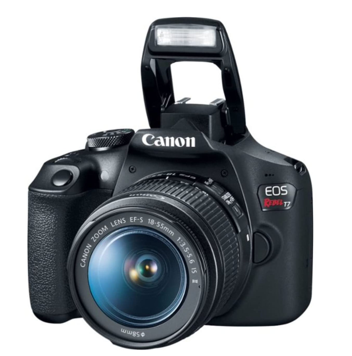 Canon EOS Rebel T7 DSLR Camera Double Zoom Lens Kit