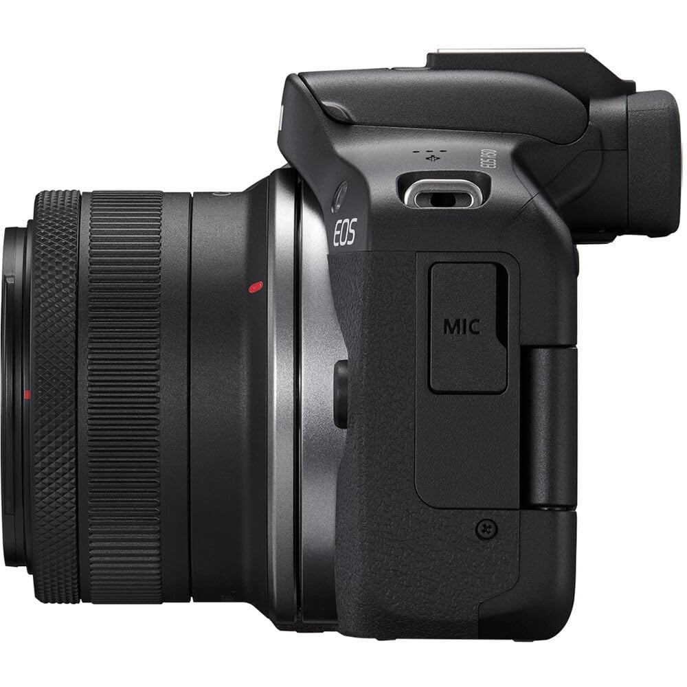 Canon EOS R50 Mirrorless Camera with 18-45mm & 55-210mm Double Lens Bundle
