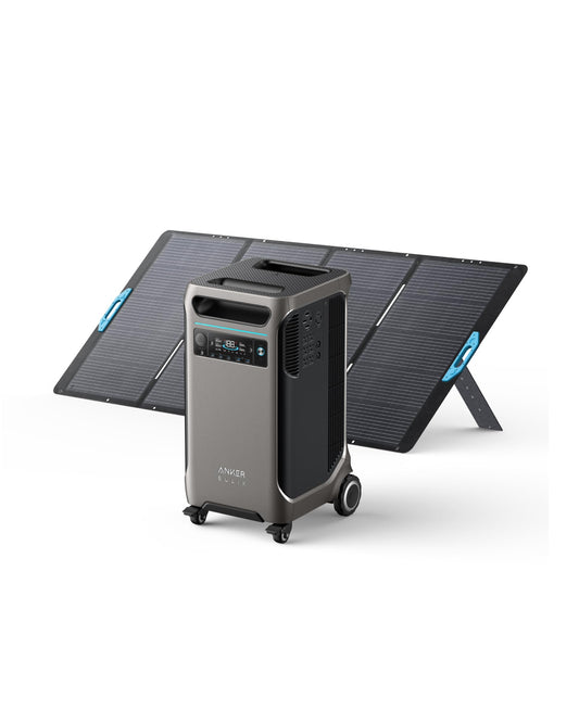 Anker SOLIX F3800 Portable Power Station and 400W Solar Panel, 3,840Wh