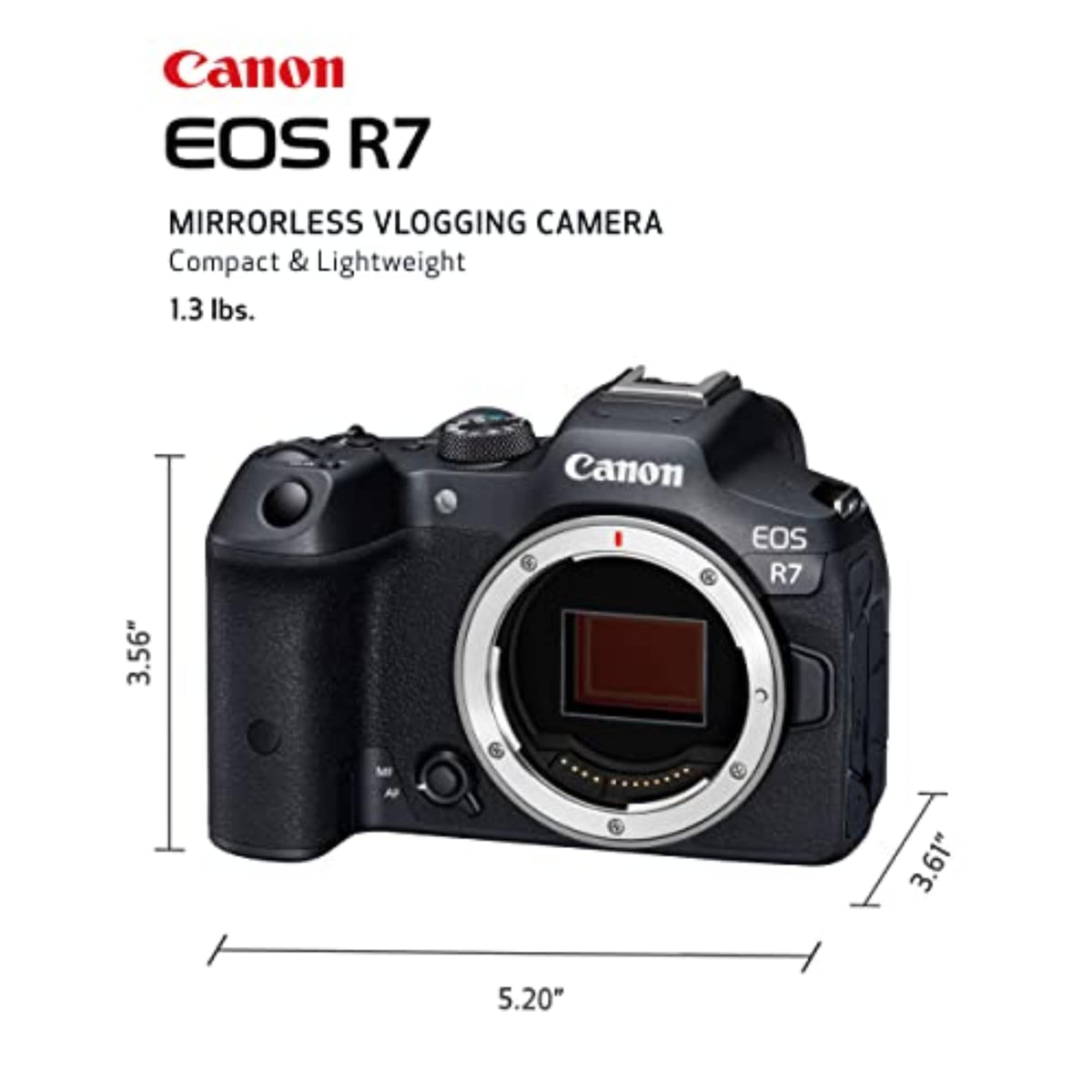 Canon EOS R7 Mirrorless Camera (Body Only)