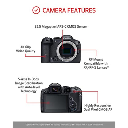 Canon EOS R7 Mirrorless Camera (Body Only)