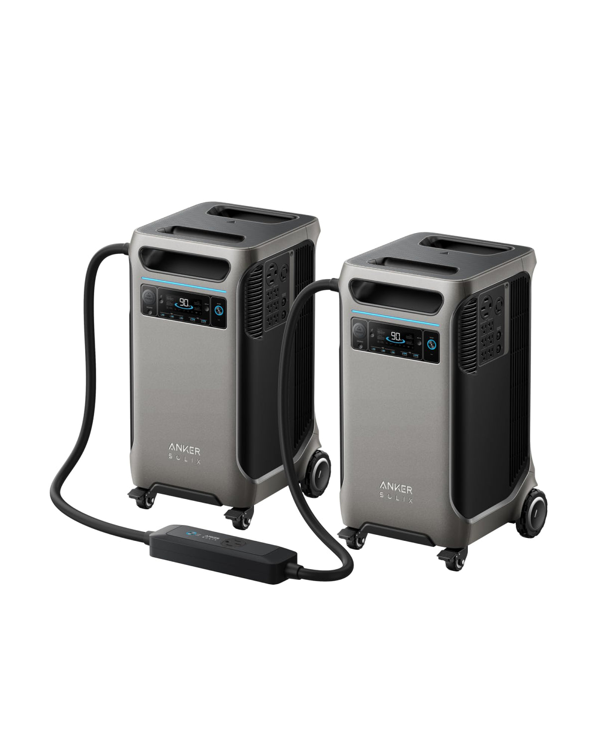 Anker SOLIX F3800 Portable Power Station and Double Power Hub, 7,680Wh