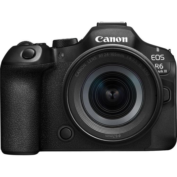 Canon EOS R6 Mark III Mirrorless Camera with 24-105mm Lens Bundle