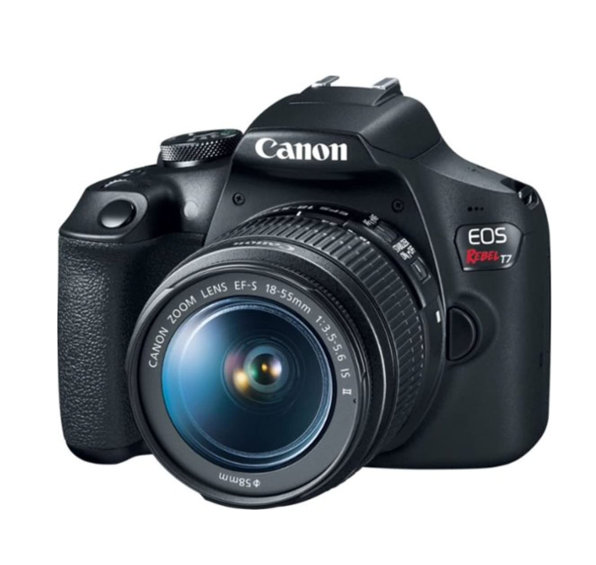 Canon EOS Rebel T7 DSLR Camera Double Zoom Lens Kit