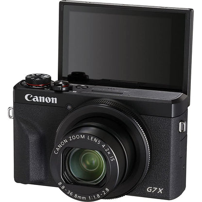 Canon PowerShot G7 X Mark III 20.1MP Digital Camera Vlogging Bundle