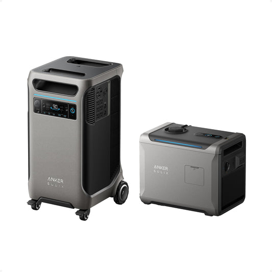 Anker SOLIX F3800 Portable Power Station and Smart Generator 5500, 3,840Wh