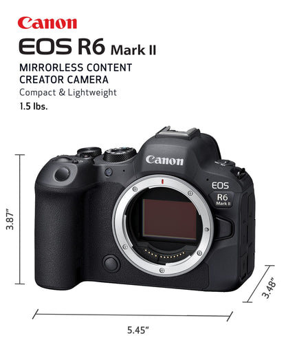 Canon EOS R6 Mark II Mirrorless Camera (Body Only)