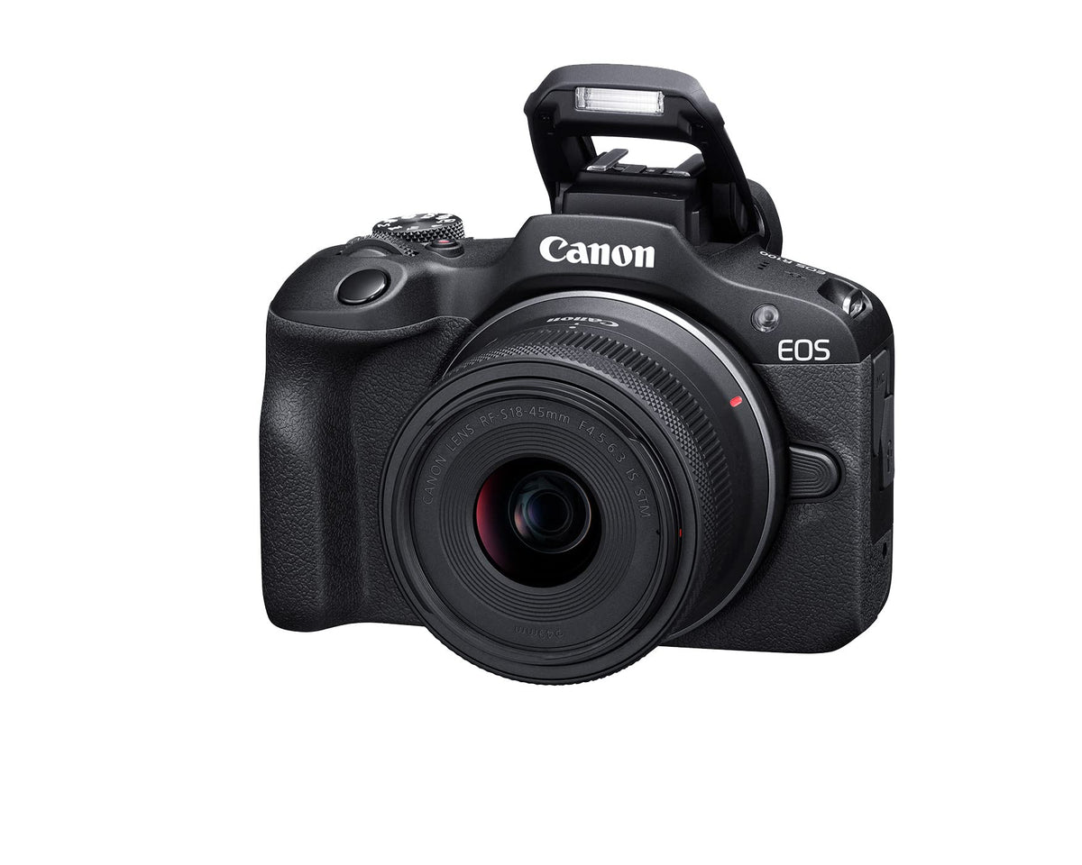Canon EOS R100 Mirrorless Camera RF-S18-45mm F4.5-6.3 IS STM Lens Kit