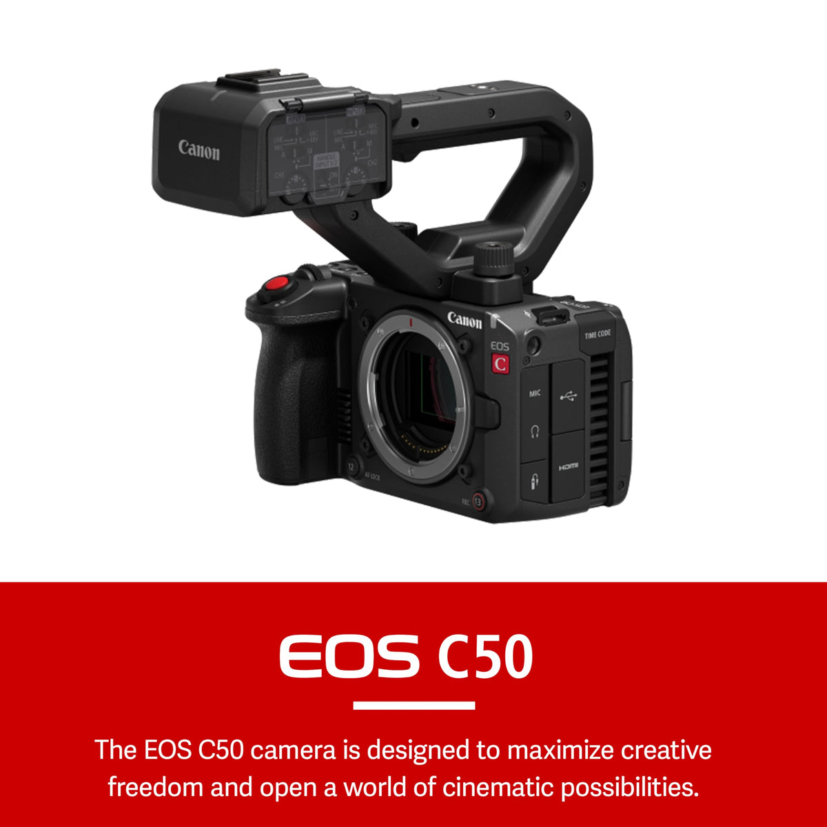 Canon EOS C50 Cinema Camera, Body Only