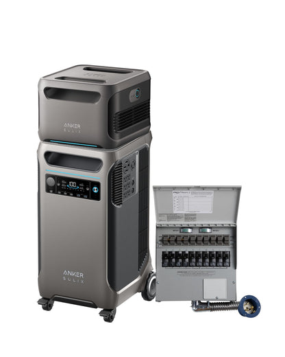 Anker SOLIX F3800 Power Station with Transfer Kit and Expansion Battery