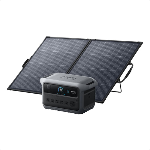 Anker SOLIX C2000 Gen 2 Portable Power Station & 200W Bifacial Panel, 2048Wh