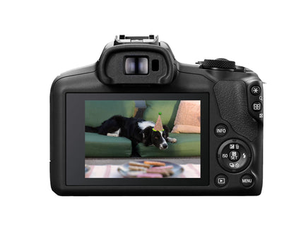 Canon EOS R100 Mirrorless Camera RF-S18-45mm F4.5-6.3 IS STM Lens Kit