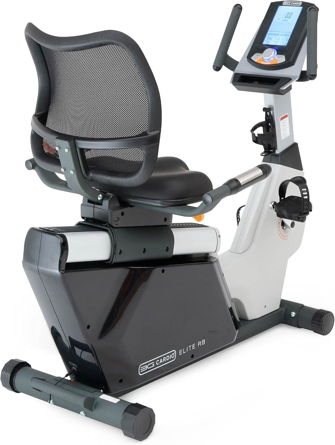 3G Cardio Elite RB Recumbent Exercise Bike with 16 Resistance Levels & FTMS Bluetooth – Elite RB