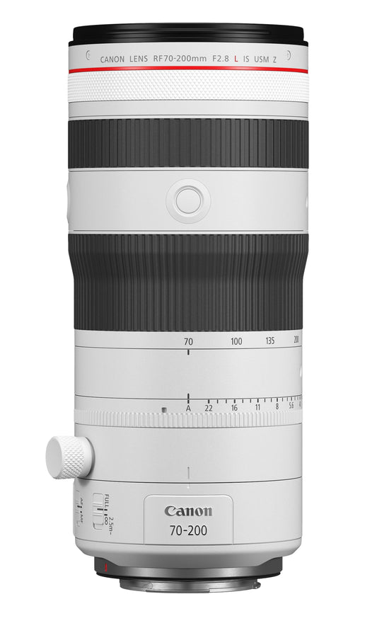 Canon RF 70-200mm F2.8 L IS USM Z Telephoto Zoom Lens, White
