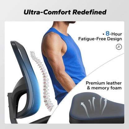 MERACH Recumbent Exercise Bike with Magnetic Resistance & App Connectivity