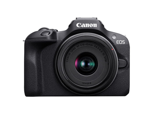 Canon EOS R100 Mirrorless Camera RF-S18-45mm F4.5-6.3 IS STM Lens Kit