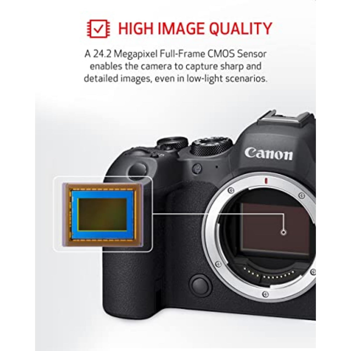 Canon EOS R6 Mark II Mirrorless Camera RF24-105mm F4-7.1 IS STM Lens Kit