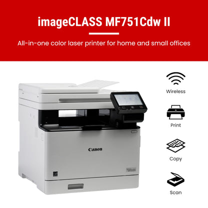 Canon Color imageCLASS MF751Cdw II Wireless Duplex Laser Multifunction Printer