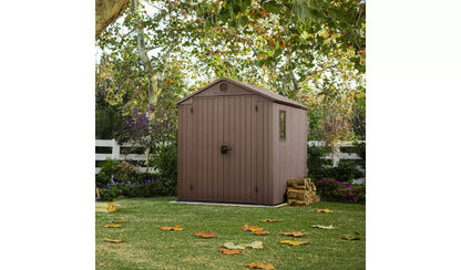 Keter Darwin 6 ft. W x 6 ft. D Apex Outdoor Garden Shed