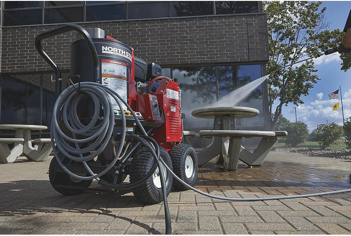 NorthStar 3000 PSI 4.0 GPM Gas Wet Steam & Hot Water Pressure Washer — Honda Engine