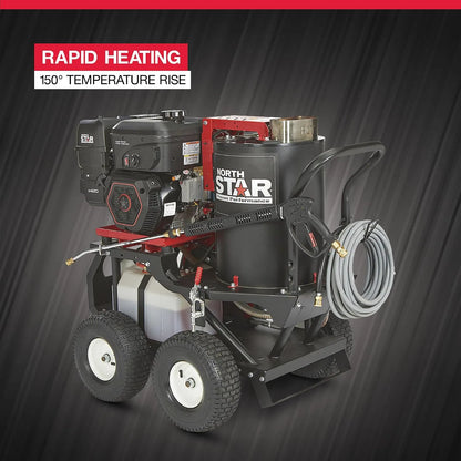 NorthStar 3000 PSI 4.0 GPM Gas Wet Steam & Hot Water Pressure Washer — Honda Engine