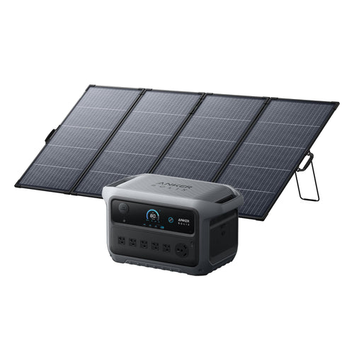 Anker SOLIX C2000 Gen 2 Power Station with 400W Bifacial Solar Panel