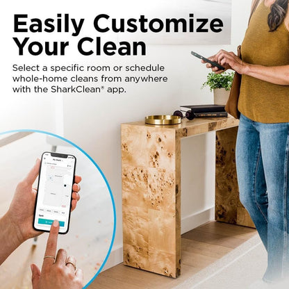 Shark Matrix Plus Robot Vacuum and Mop – Sonic Mopping with HEPA Self-Empty Base & 30-Day Capacity – UR2650WS
