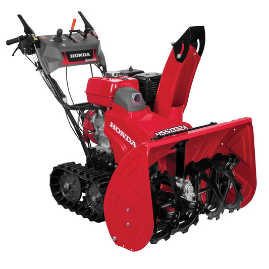Honda HSS1332ATD 389cc 32″ Track Drive Two Stage Snow Blower with Electric Start