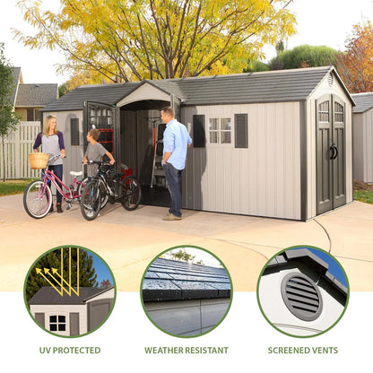 Lifetime 20 x 8 Outdoor Storage Shed
