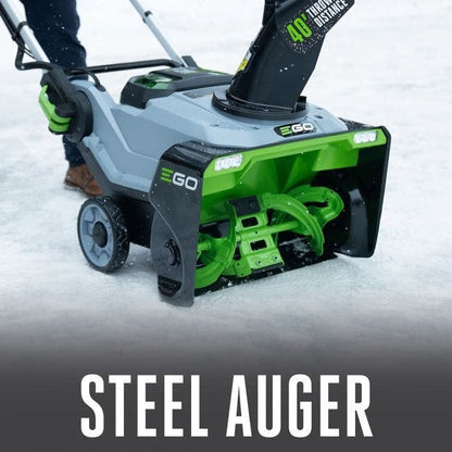 EGO Power+ SNT2110 21″ 56-Volt Cordless Snow Blower with Steel Auger (Battery and Charger Not Included)