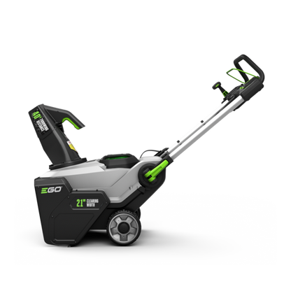 EGO Power+ SNT2112 21″ 56-Volt Cordless  Snow Blower with Steel Auger with (2) 5.0Ah Batteries and Dual Port Charger Included