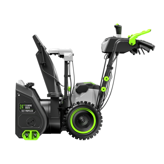 EGO Power+ SNT2416 POWER+ 24 in. Self-Propelled 2-Stage XP Snow Blower with Peak Power™ and 2 x 10.0 Ah Batteries and Dual Port Charger