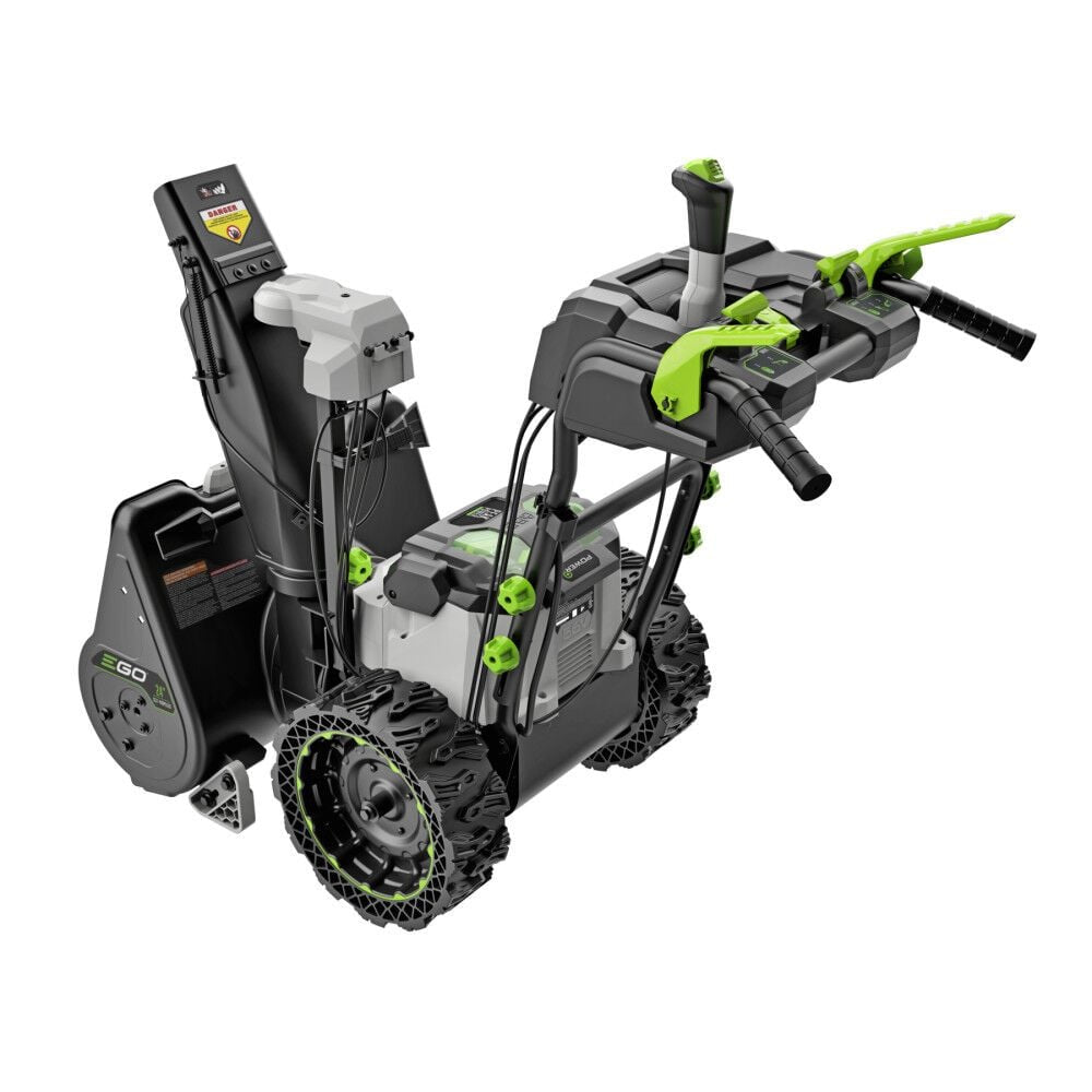 EGO Power+ SNT2424 24″ Two-Stage Self-Propelled Snow Blower with (2) 6.0Ah Batteries and Dual-Port Charger