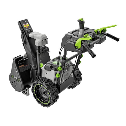 EGO Power+ SNT2424 24″ Two-Stage Self-Propelled Snow Blower with (2) 6.0Ah Batteries and Dual-Port Charger