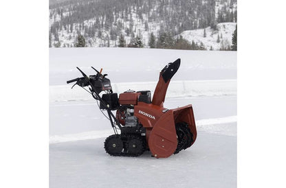 Honda HSS1332ATD 389cc 32″ Track Drive Two Stage Snow Blower with Electric Start
